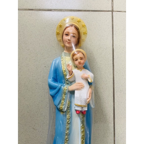 Tượng Công Giáo - Tượng Đức Mẹ La Vang VN  50cm