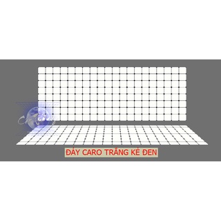 Tranh đáy karo ô trắng kẻ đen