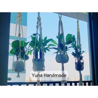 Giỏ treo cây macrame