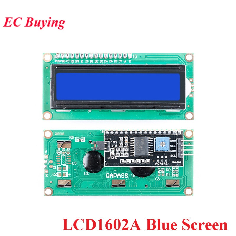 Mô Đun Màn Hình Lcd 1602 Iic / I2C Lcd1602 Pcf8574 Cho Arduino Lcd1602A