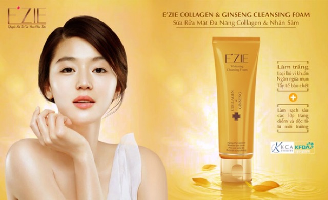 Sữa rửa mặt đa năng Collagen và Nhân Sâm Ezie 130ml