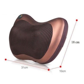 Gối massage 8 bi Nâu 2 Chiều