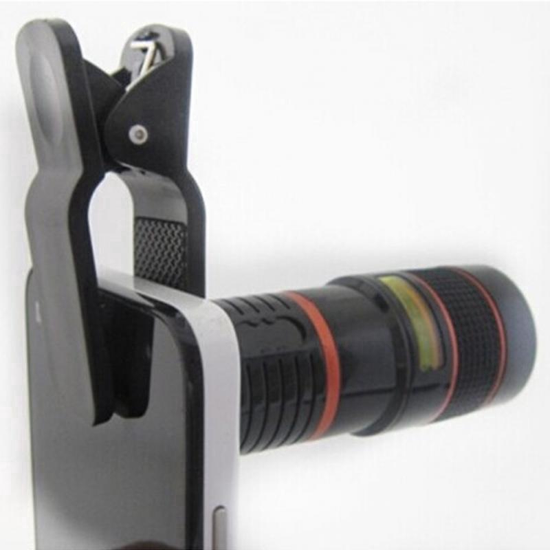 Ống kính phóng ảnh 8X có kẹp cho camera điện thoại | BigBuy360 - bigbuy360.vn