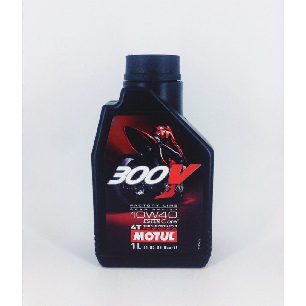 Motul 300V 10W40 1L (tem 3 lớp) nhập từ Pháp