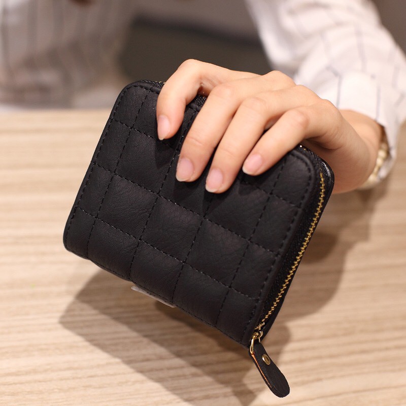 Bóp ví cầm tay nữ mini da đẹp Havino VN25
