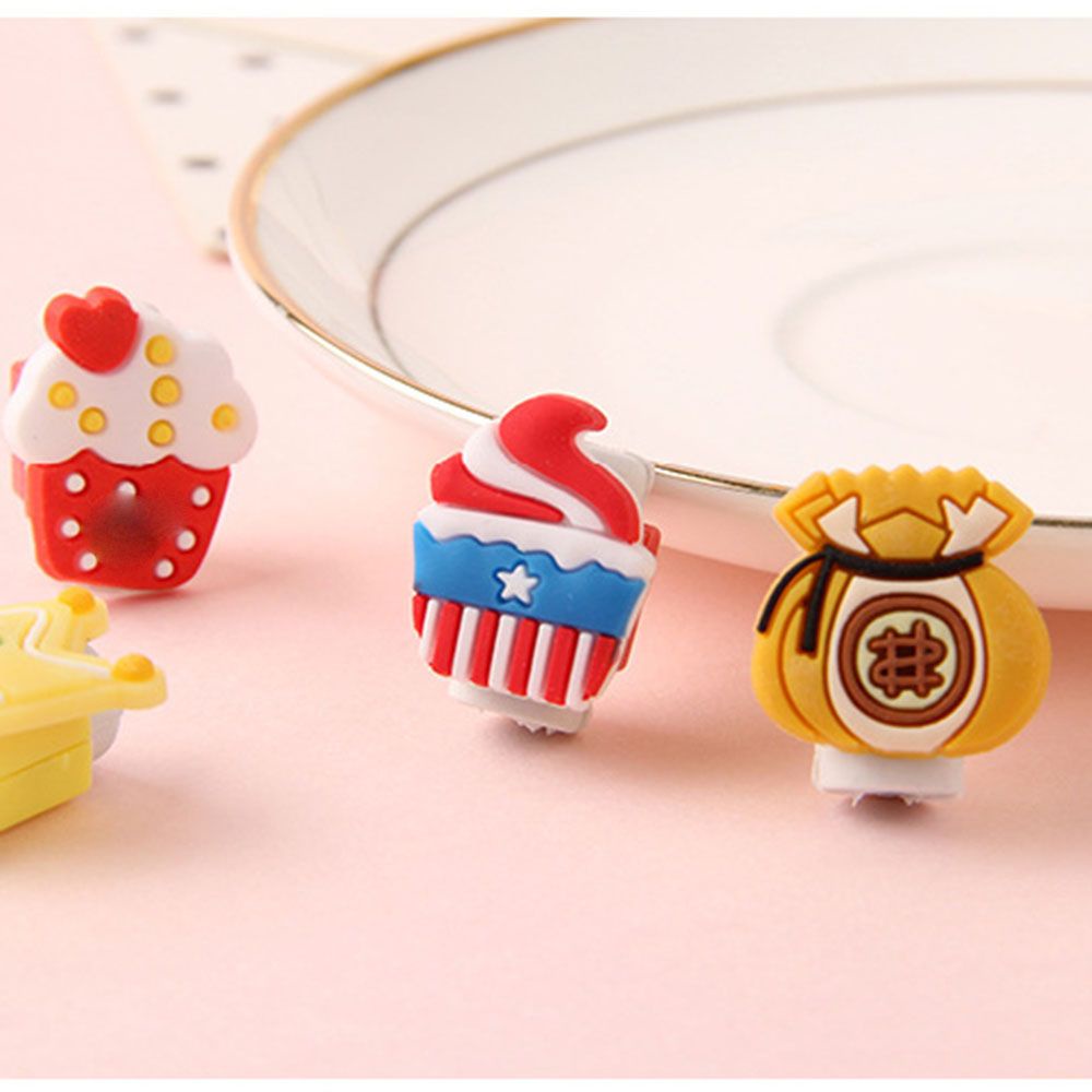 Phụ Kiện Bảo Vệ Dây Cáp Sạc USB Bằng Silicon Mềm Họa Tiết Hoạt Hình Dễ Thương