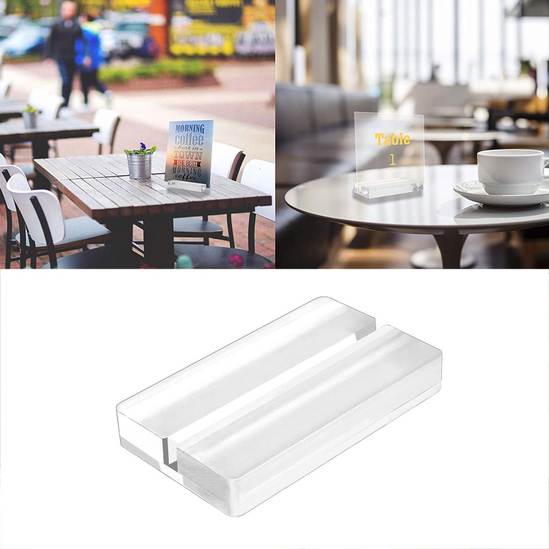 Giá Đỡ Bảng Số Bằng Acrylic Trong Suốt Tiện Dụng Cho Đám Cưới