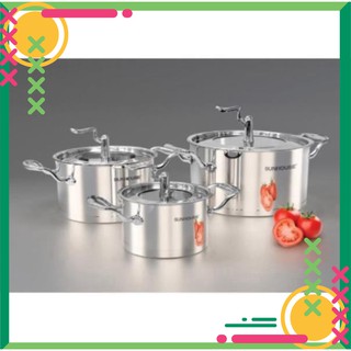 Bộ nồi inox 5 đáy sunhouse shg2503msa