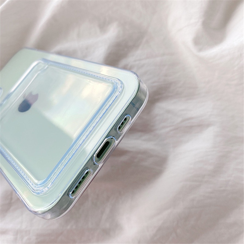 iPhone 13 Pro Ốp túi trong suốt chống sốc X,Xs,Xsmax,7Plus,8Plus/xr/11promax/12promax/11/11pro/13promax có ngăn ví đựng thẻ tiện dụng | BigBuy360 - bigbuy360.vn