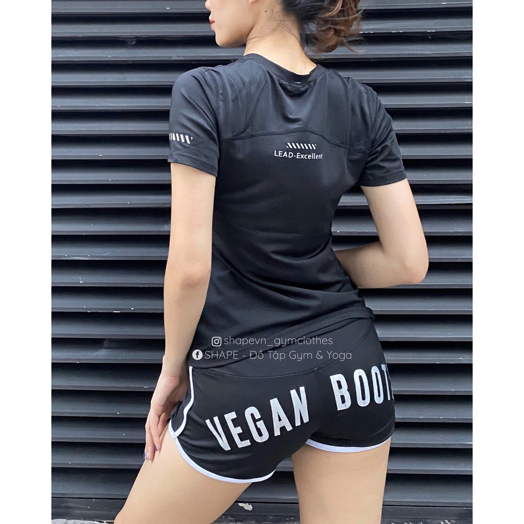 Quần short tập nữ V.egan B.ooty cá tính nổi bật [S098]