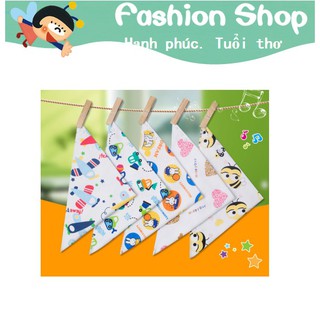 Yếm tam giác cúc bấm