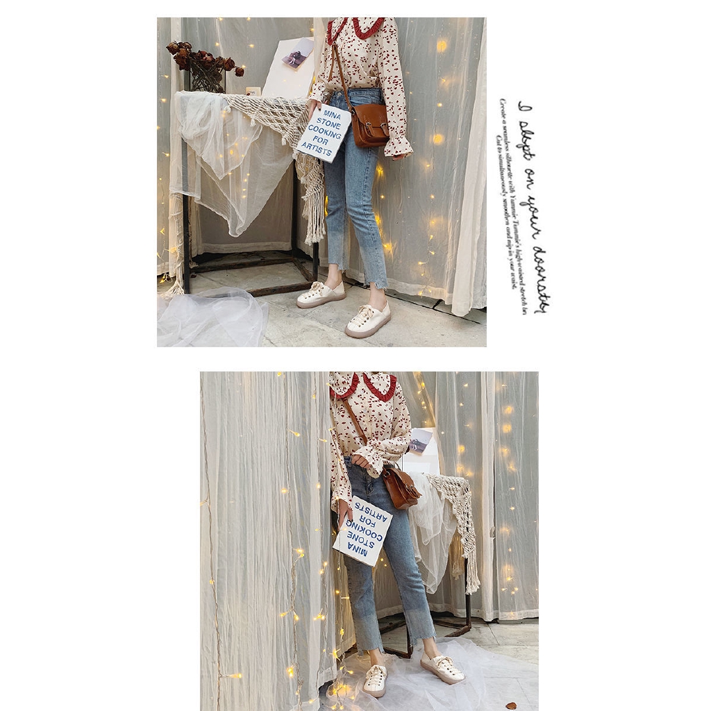 Giày Búp Bê Đế Bằng Thắt Dây Kiểu Hàn Quốc Thời Trang 2020 Cho Nữ | BigBuy360 - bigbuy360.vn