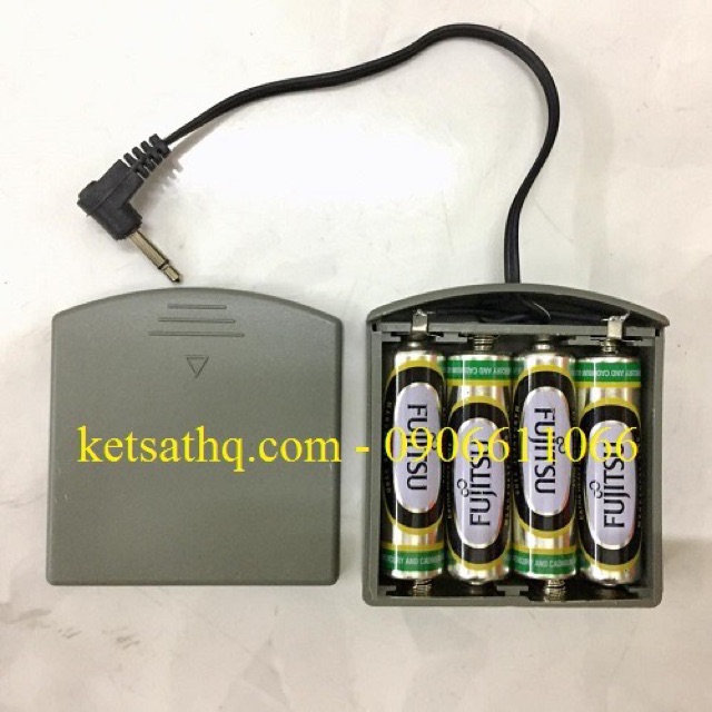 Hộp tiếp pin két sắt khẩn cấp, chân cắm to 3.5