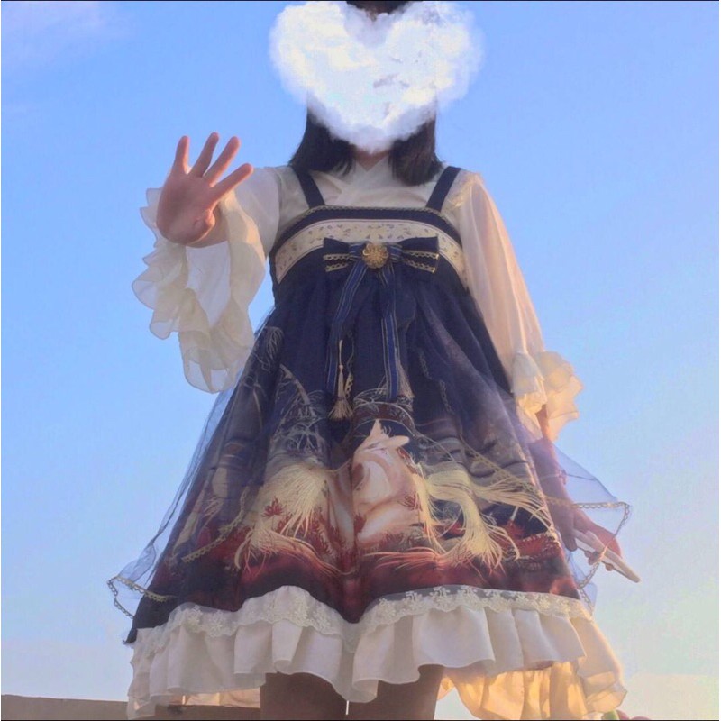 YAS0734-Váy Lolita cáo chín đuôi Funny sauce