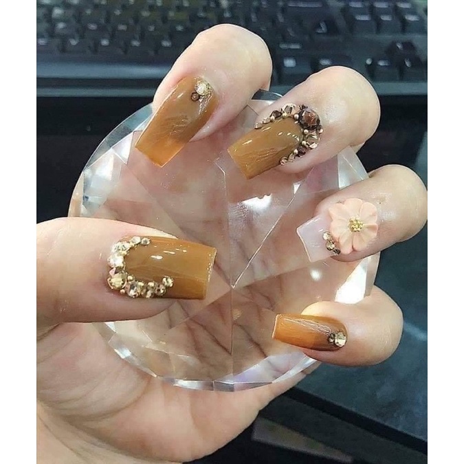 Kim cương chụp ảnh - đá pha lê chụp ảnh nail