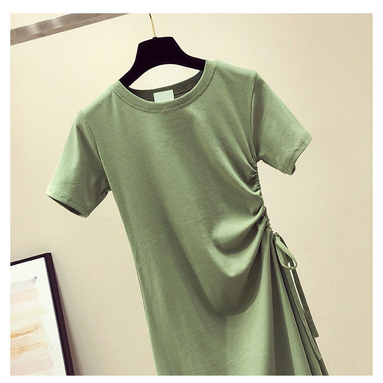 Đầm Tay Ngắn Màu Xanh Bơ Plus Size Cho Nữ | BigBuy360 - bigbuy360.vn