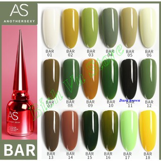 Sơn Gel AS mã BAR| chai đỏ 15ml