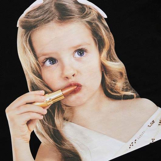 Áo Thun Cao Cấp Unisex AD.LV baby face Lip Stick