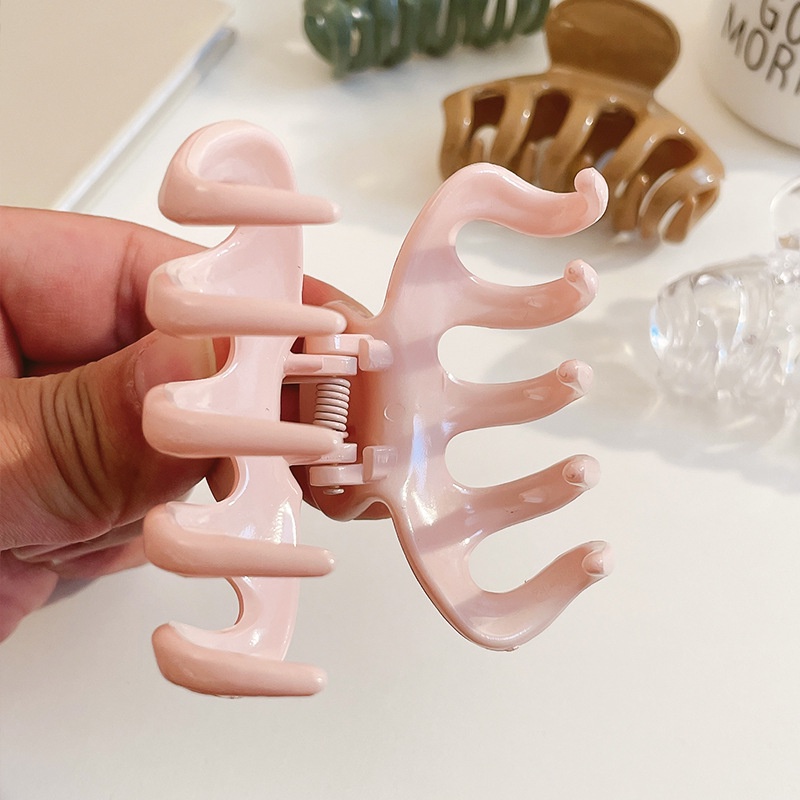 Kẹp Tóc Hình Cá Mập Bằng Acrylic Thời Trang Hàn Quốc Cho Nữ