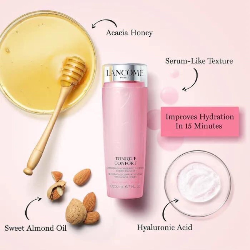 Lancome- Nươc dưỡng làm mềm da Lancome Tonique Confort 125ml, 200ml, 400ml