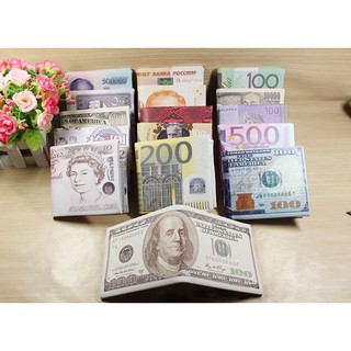 Bóp ví nam nữ hình tiền nhiều nước(giao ngẫu nhiên)