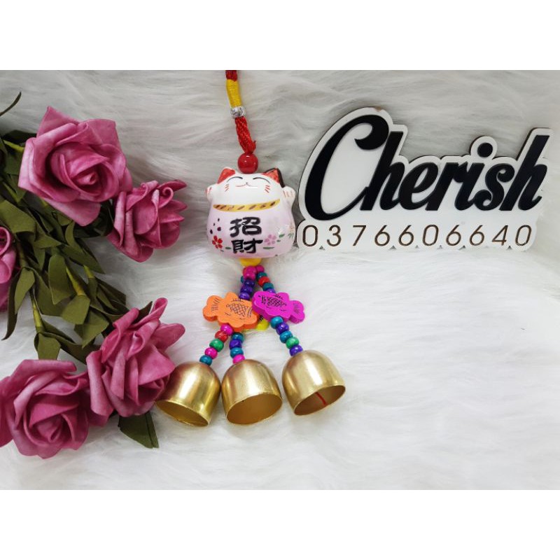 Chuông Gió Mèo Thần Tài Đem Lại Tài Lộc Và May Mắn, 6 màu theo mệnh | BigBuy360 - bigbuy360.vn