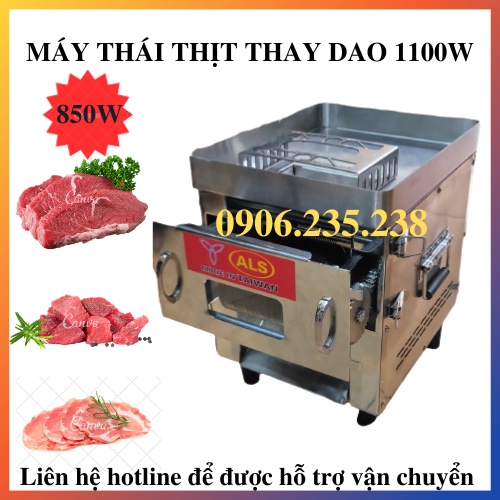 MÁY THÁI THỊT THAY DAO ALS-1100W ĐA NĂNG THÁI 200KG/H  ĐA DẠNG KÍCH CỠ BẢO HÀNH 12 THÁNG