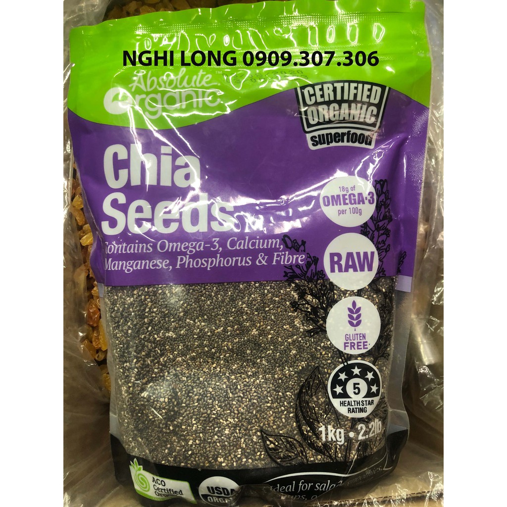 Hạt Chia Tím 1kg Bịch