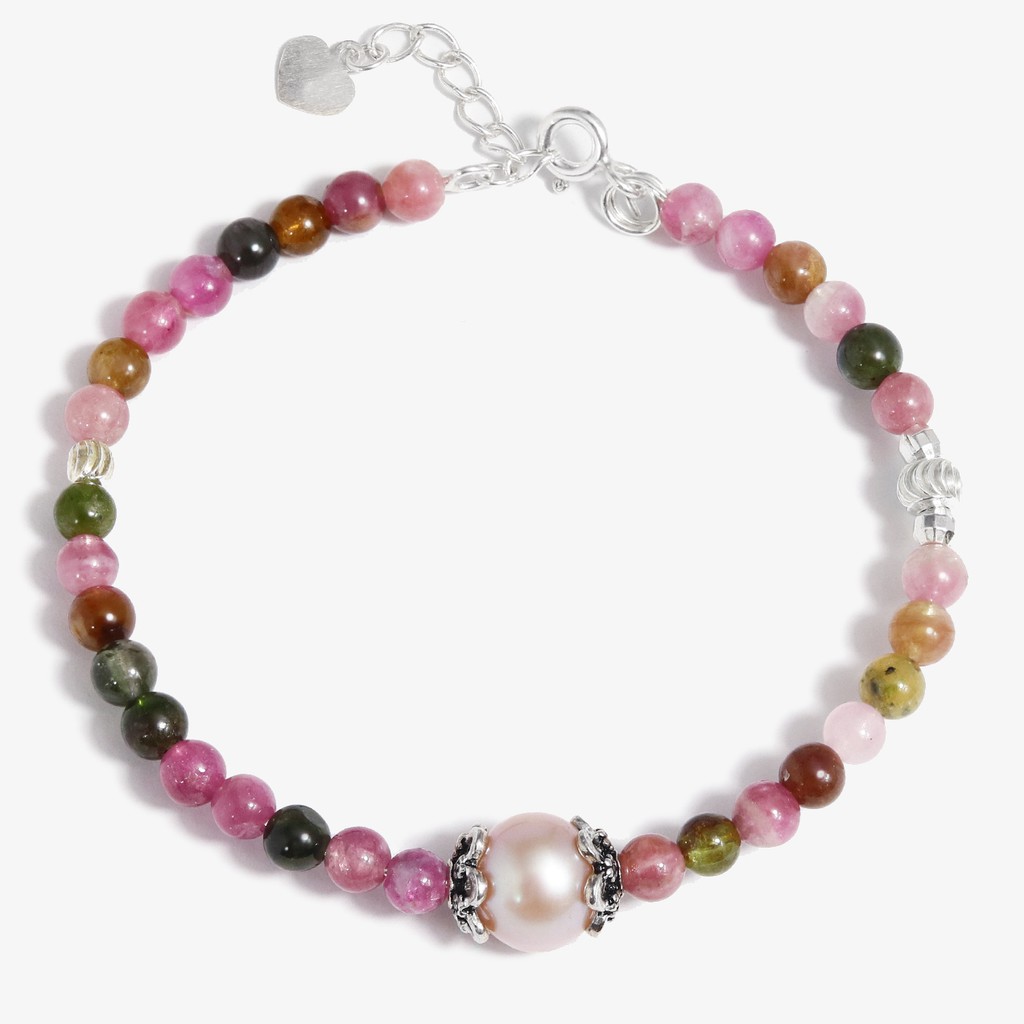 Trang sức Vòng tay BẠC 925 SENYDA Tour mix Ngọc trai nước ngọt VT121