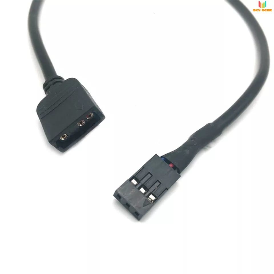 Dây chuyển cổng Led RGB 5V 3 pin Gigabyte VDG ra 4 pin khuyết VD-G 5V 3Pin ARGB