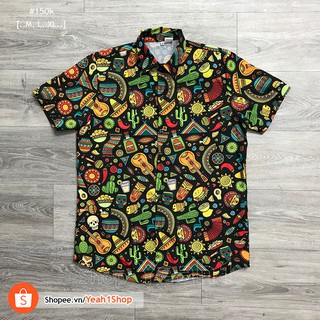 - áo sơ mi xương rồng hawaii - smhh