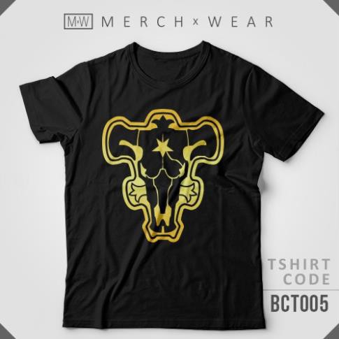 NEW🔥 Áo Phông Black Bull Logo - Black Clover SP được yêu thích