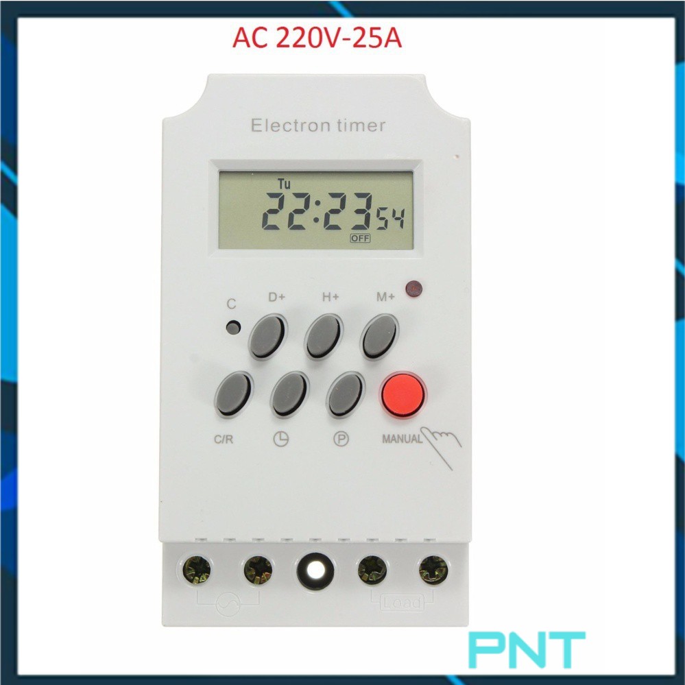 Công tắc hẹn giờ KG316 T-II timer hẹn giờ ổ cắm hẹn giờ bật tắt tự động 17 chương trình