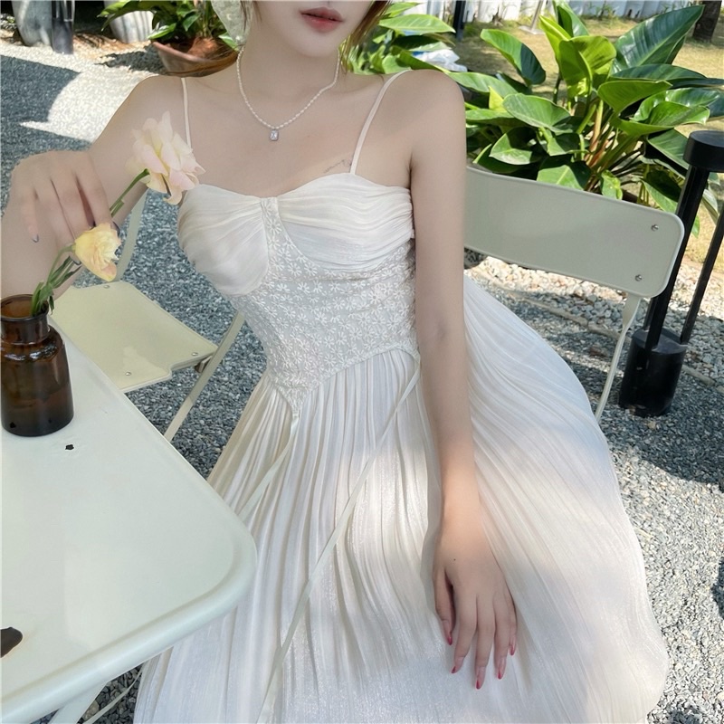 Đầm Tiểu Thư  Du Lịch Thanh Lịch Phong  Cách Hàn Quốc mã 223