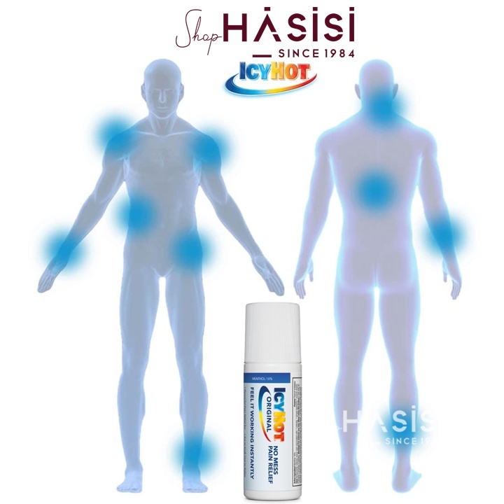 Dầu Nóng Dạng Lăn ICY HOT - Medicated No Mess Applicatitor 73ml