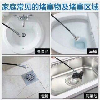 Dây thông tắc cống lò xo