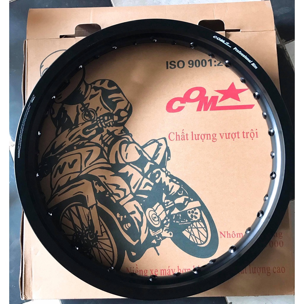 Niềng xe máy Comstar hợp kim nhôm phiên bản   W 1.85 và 2.15 cho xe Wave,Future,Exciter,Winner