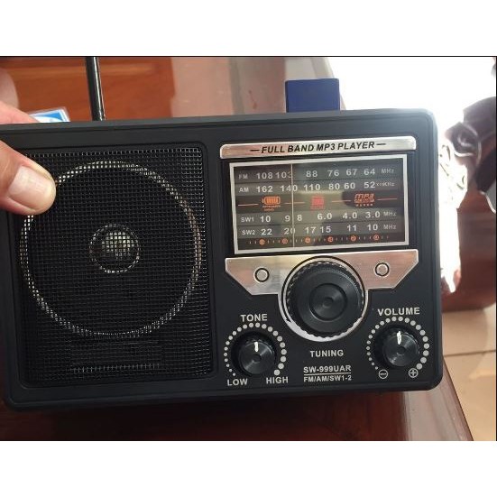 [Mã ELHACE giảm 4% đơn 300K] Đài Radio Fm SW 999 UAR Cao Cấp Bắt Sóng Nét Tiếng Hay Ấm 2020