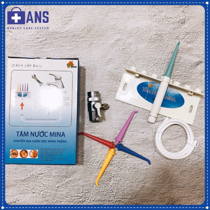 Máy Tăm nước cơ gắn vòi rửa mặt  nha khoa vệ sinh răng miệng V1