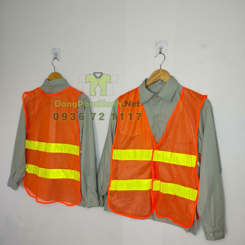 Áo lưới phản quang bảo hộ, áo lưới công nhân - kỹ sư, áo lưới phản quang bảo hộ công trình, áo lưới phản quang 3M