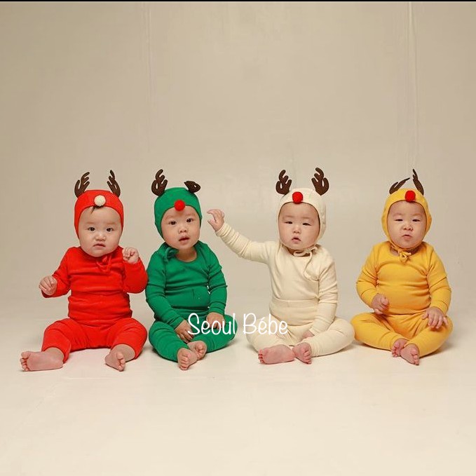 Mũ tuần lộc bông Peekaboo