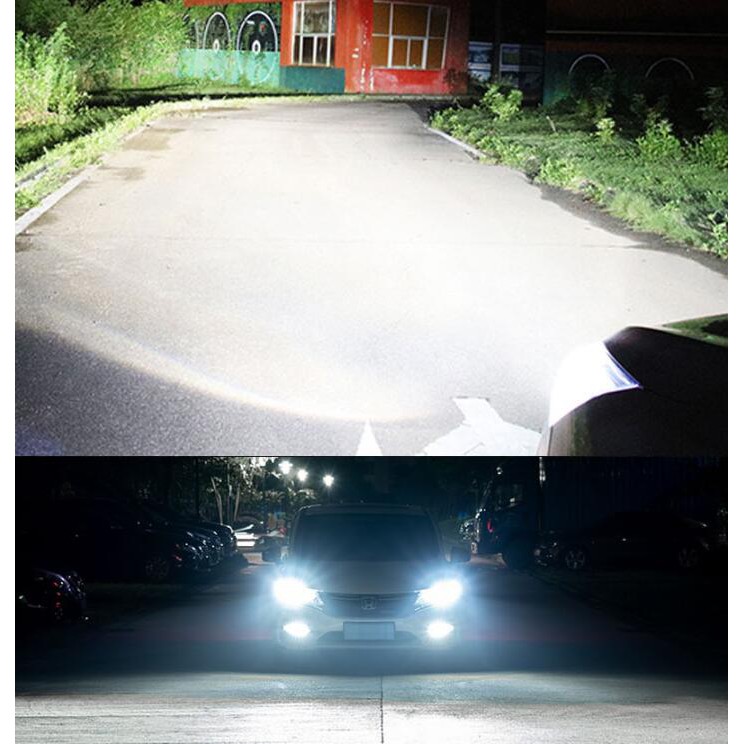 Set 2 bóng đèn pha LED LYMOYO 36W COB 5202 H16 H1 H3 H7 H4 H8 H11 9005 HB3 9006 HB4 3600LM 6500K cho xe hơi