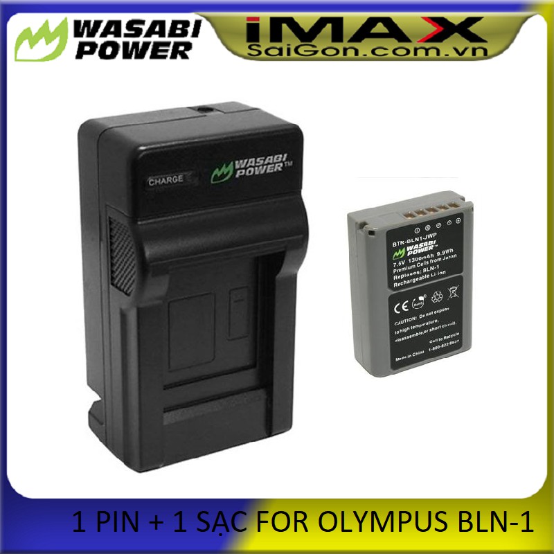 PIN SẠC WASABI FOR FOR OLYMPUS BLN-1