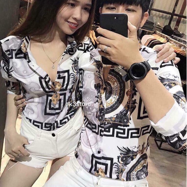 Sơ mi lụa 3d