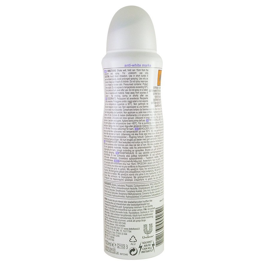 Xịt khử mùi nữ Dove Dry Spray 107g (Mỹ)