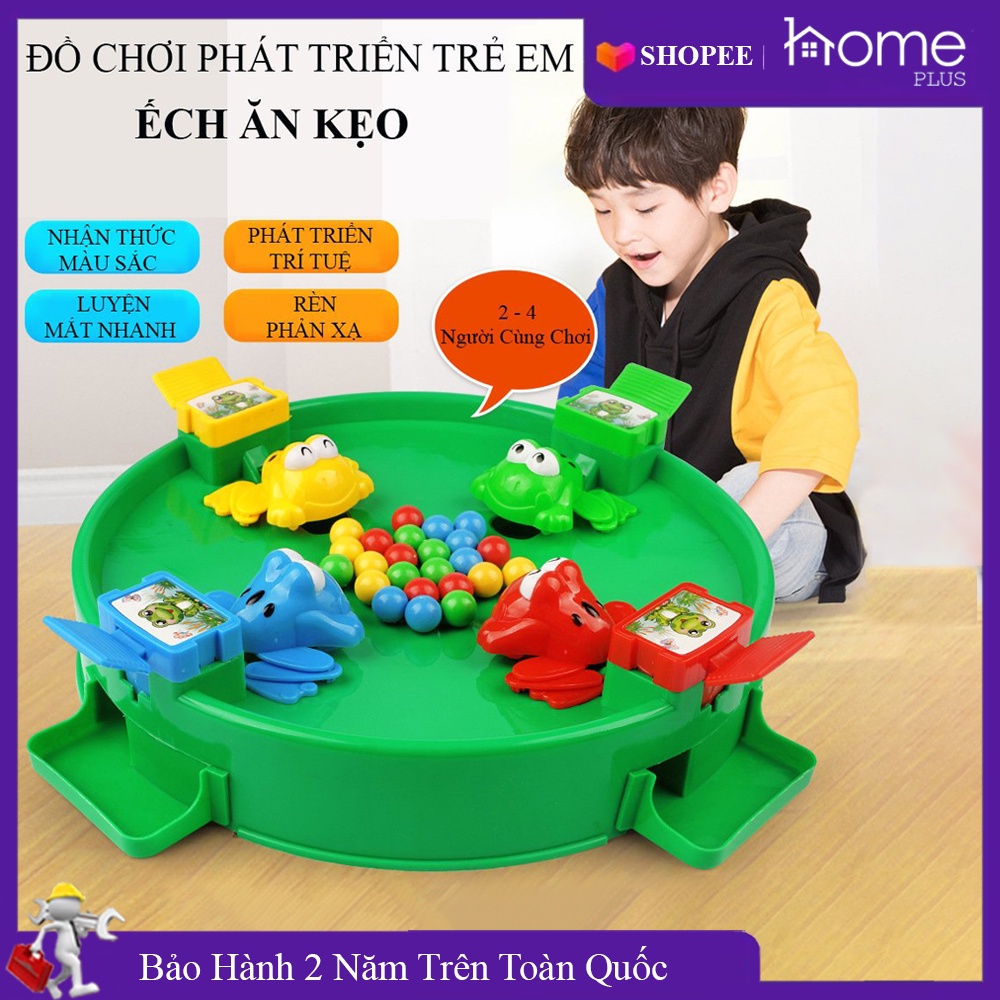 Đồ chơi trẻ em ếch ăn kẹo, bộ ếch nhiều bi cho cả gia đình 4 người chơi. Đồ chơi tương tác cho bố mẹ và bé.