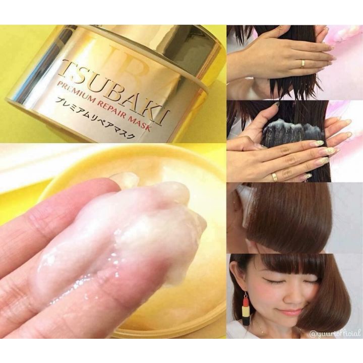Mặt nạ ủ tóc Tsubaki Premium Repair Mask 180g cao cấp phục hồi tóc hư tổn chẻ ngọn
