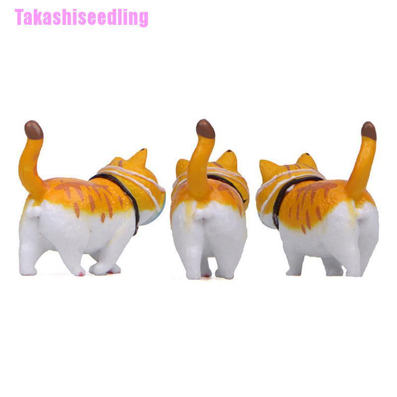 Móc khóa hình chú mèo béo dễ thương dùng trang trí