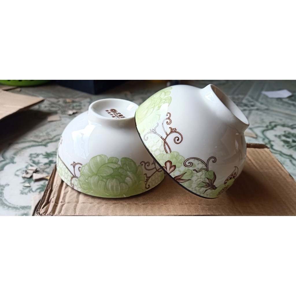 SỈ SET 10 BÁT CƠM HOA 06 (hàng TQ)