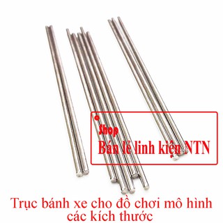 Trục bánh xe cho đồ chơi mô hình các kích thước